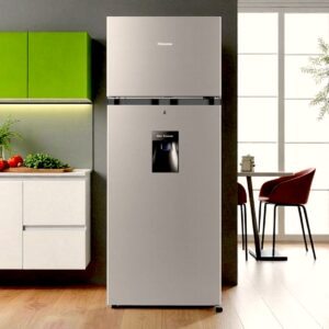 ثلاجة هايسنس بابين - 205 لتر، فضي