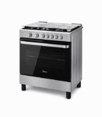 Midea 5-Burner Gas Cooker, Large Size – 90x60 cm