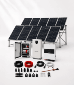6.05 kW p Residential Solar Power System 5 kWh Lithium Battery